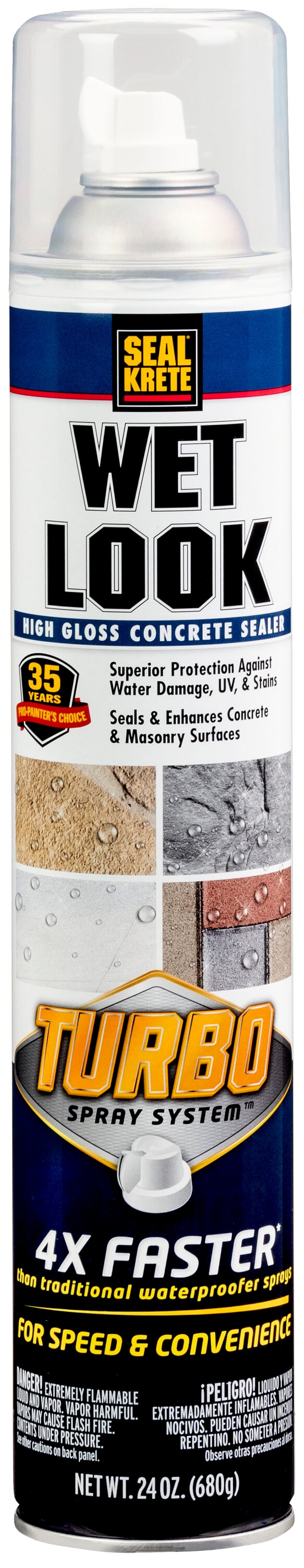 Seal-Krete Turbo Clear Transparent Concrete Sealer Ready-to-use (Aerosol  Spray) in the Concrete Stains & Sealers department at